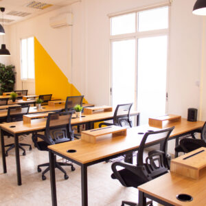Sala de formaciones en Garage Coworking Valencia