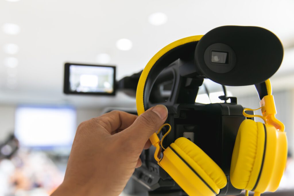 Equipo técnico-audiovisual en Garage Coworking Valencia